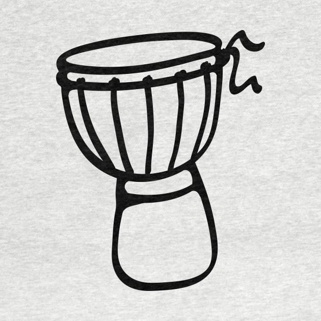 Simple Djembe Drum by schlag.art